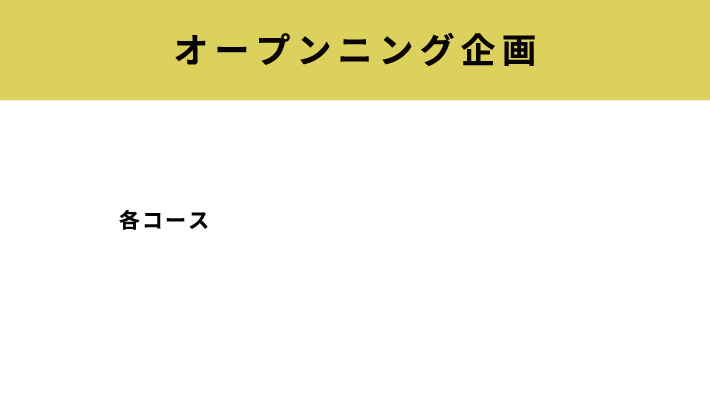 オープニング企画20%OFF